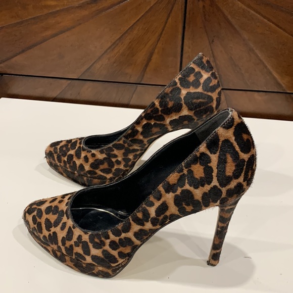 Enzo Angiolini Woman’s Leopard Print Heels Size 7.5 - Picture 2 of 13